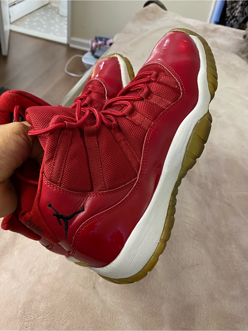 Nike Air Jordan 11 Retro GS 'Win Like 96' 378038-623 boys Size 6.5